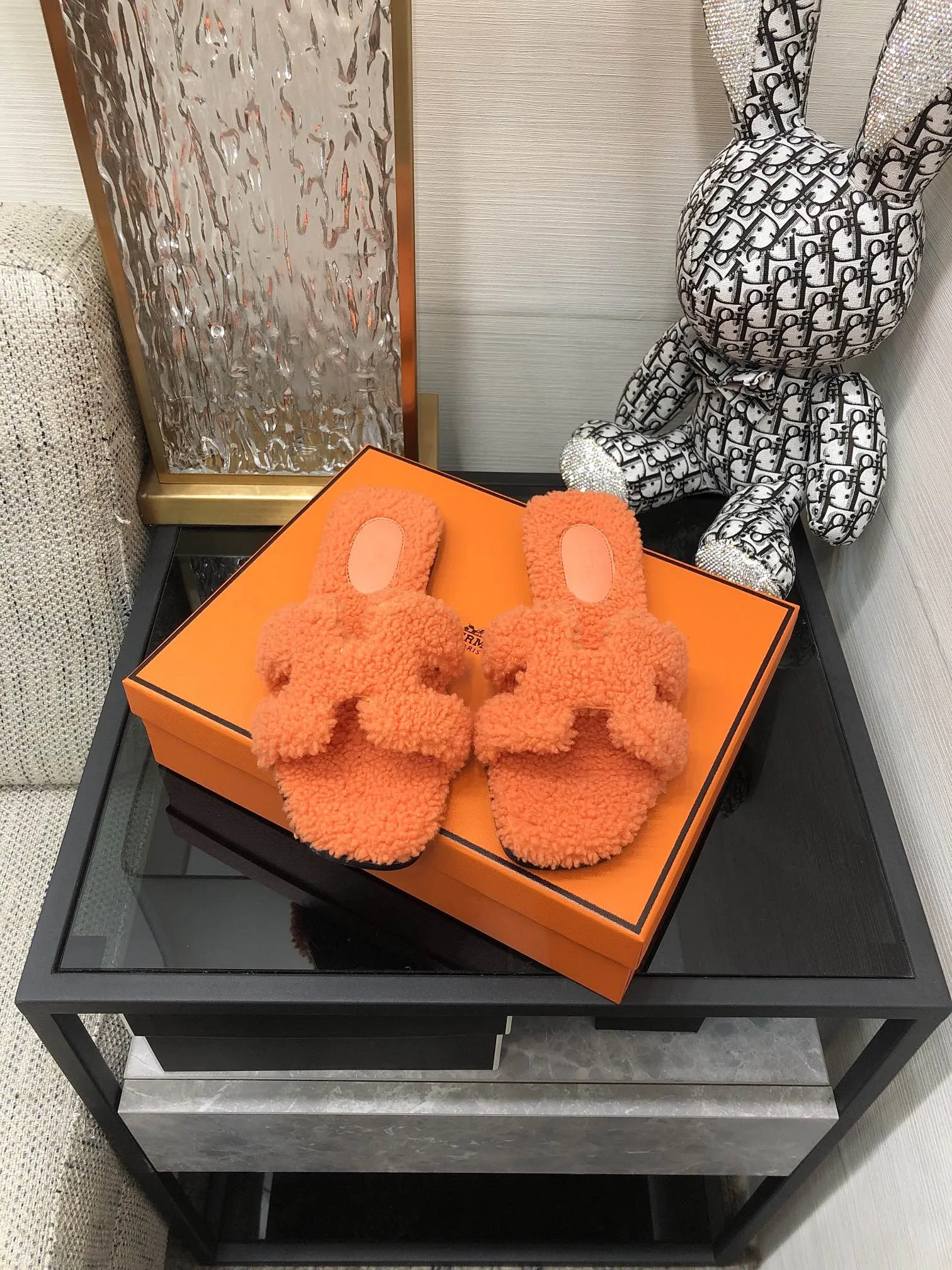 Hermes Oran Sandal Orange - Image 2