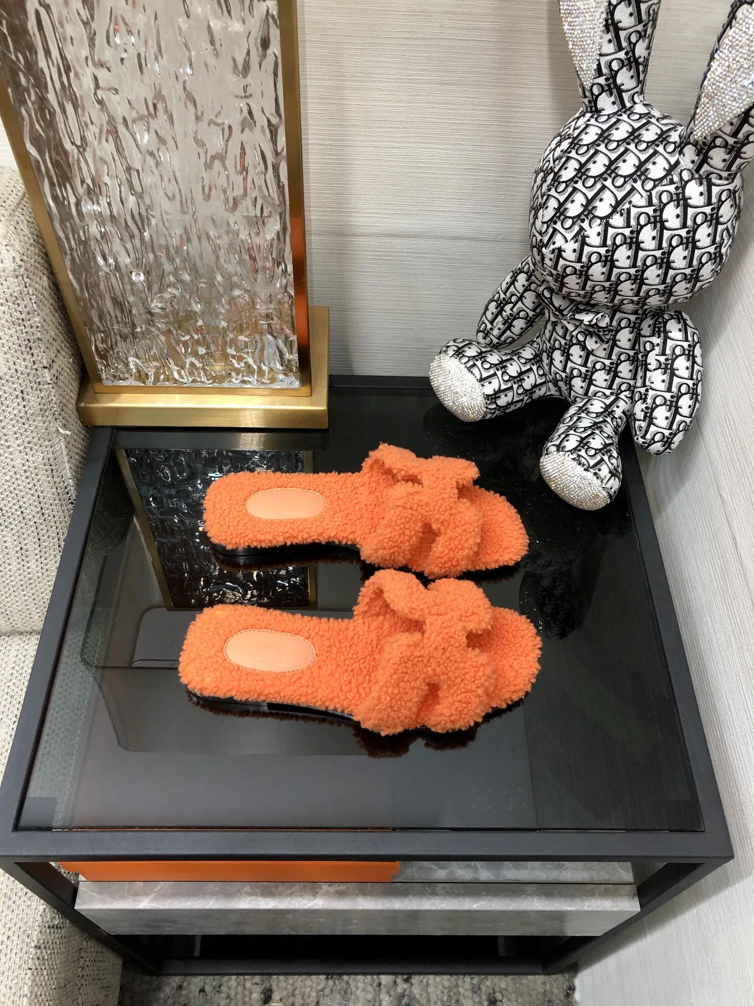 Hermes Oran Sandal Orange - Image 3
