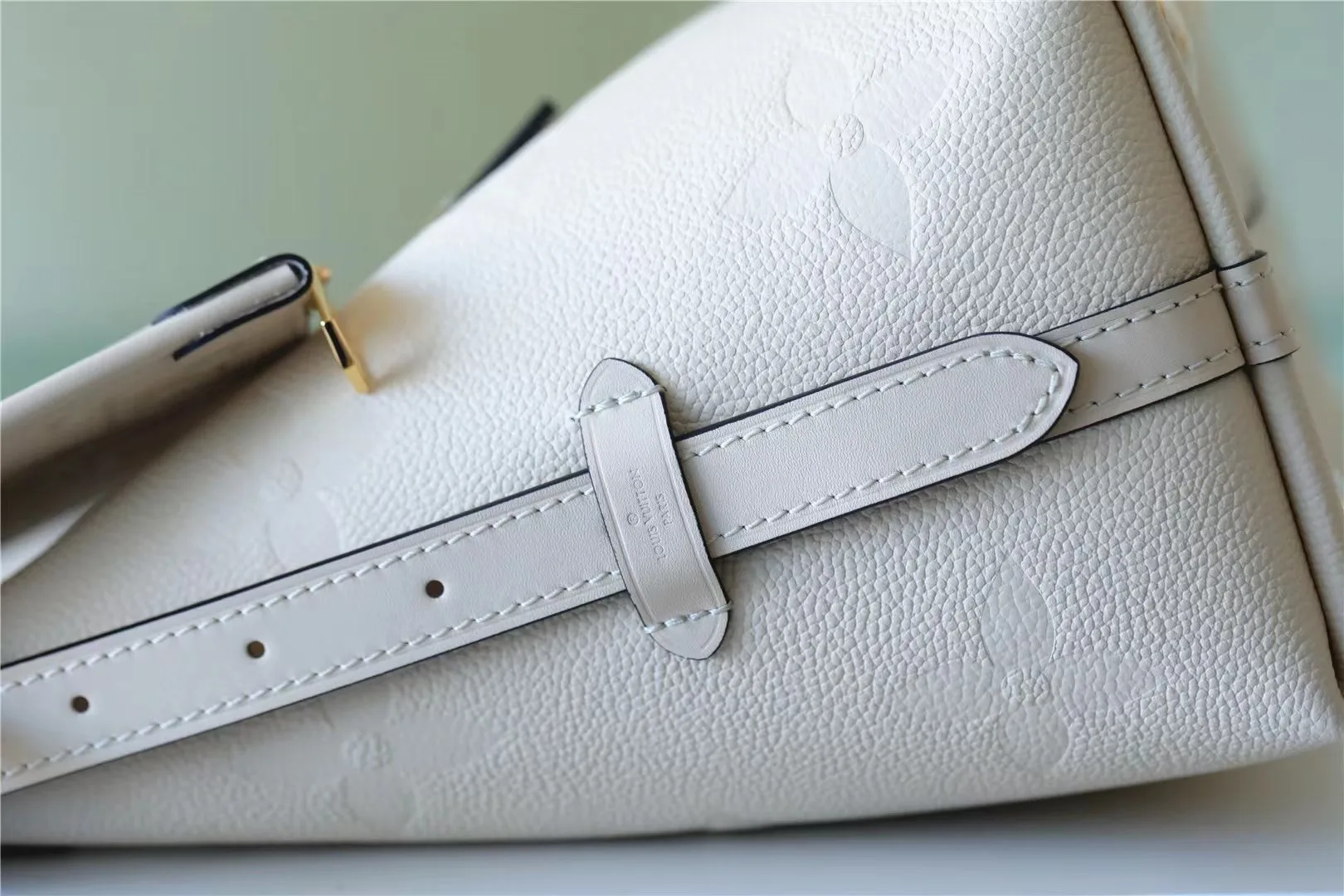 Louis Vuitton CarryAll PM Shoulder Bag / White Gold Hardware - Image 4