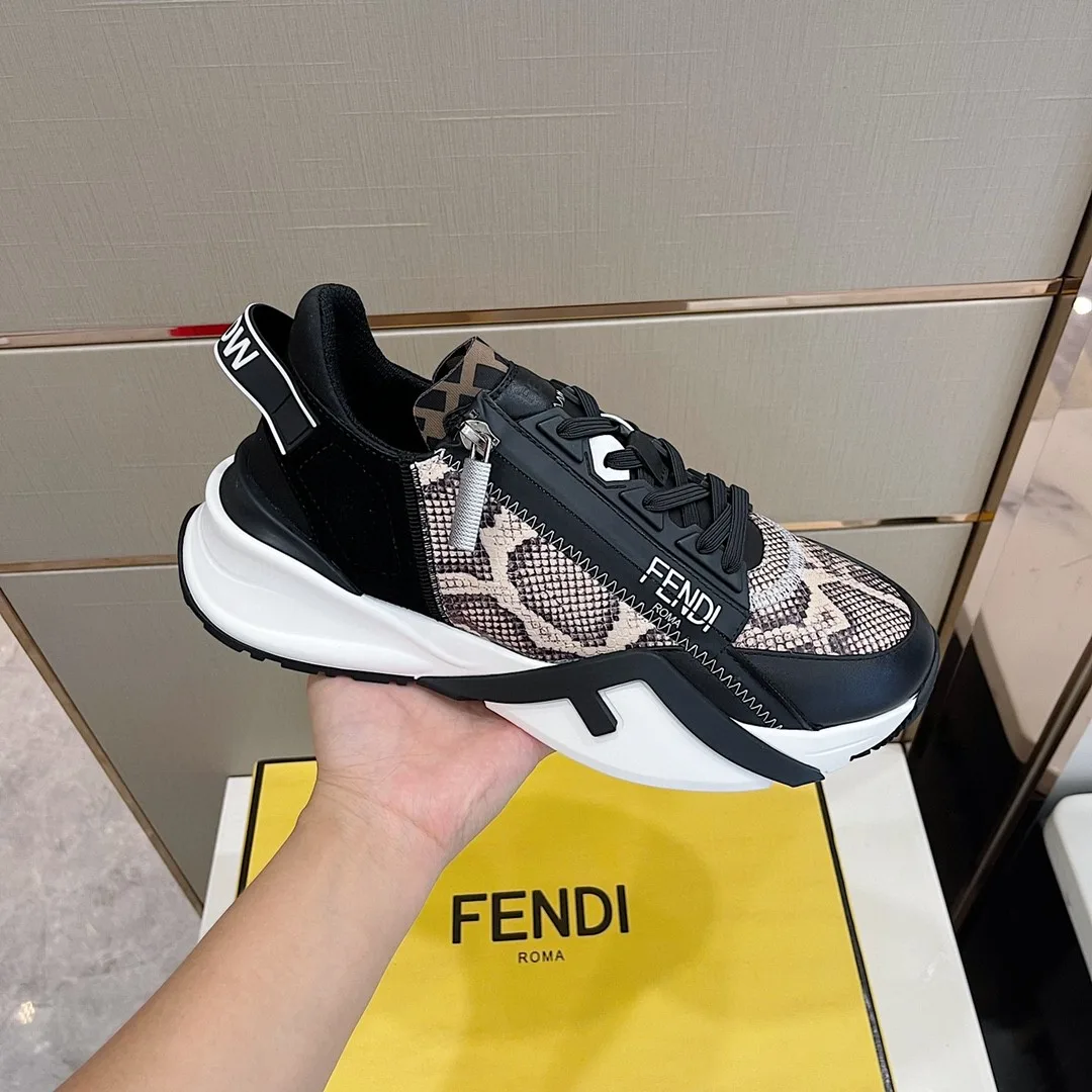 Fendi Flow Sneakers Black - Image 3