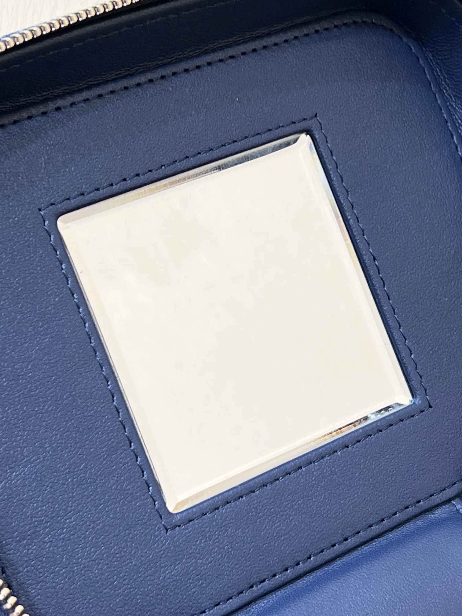 Chanel CC Denim Vanity Bag Dark Blue / - Image 9