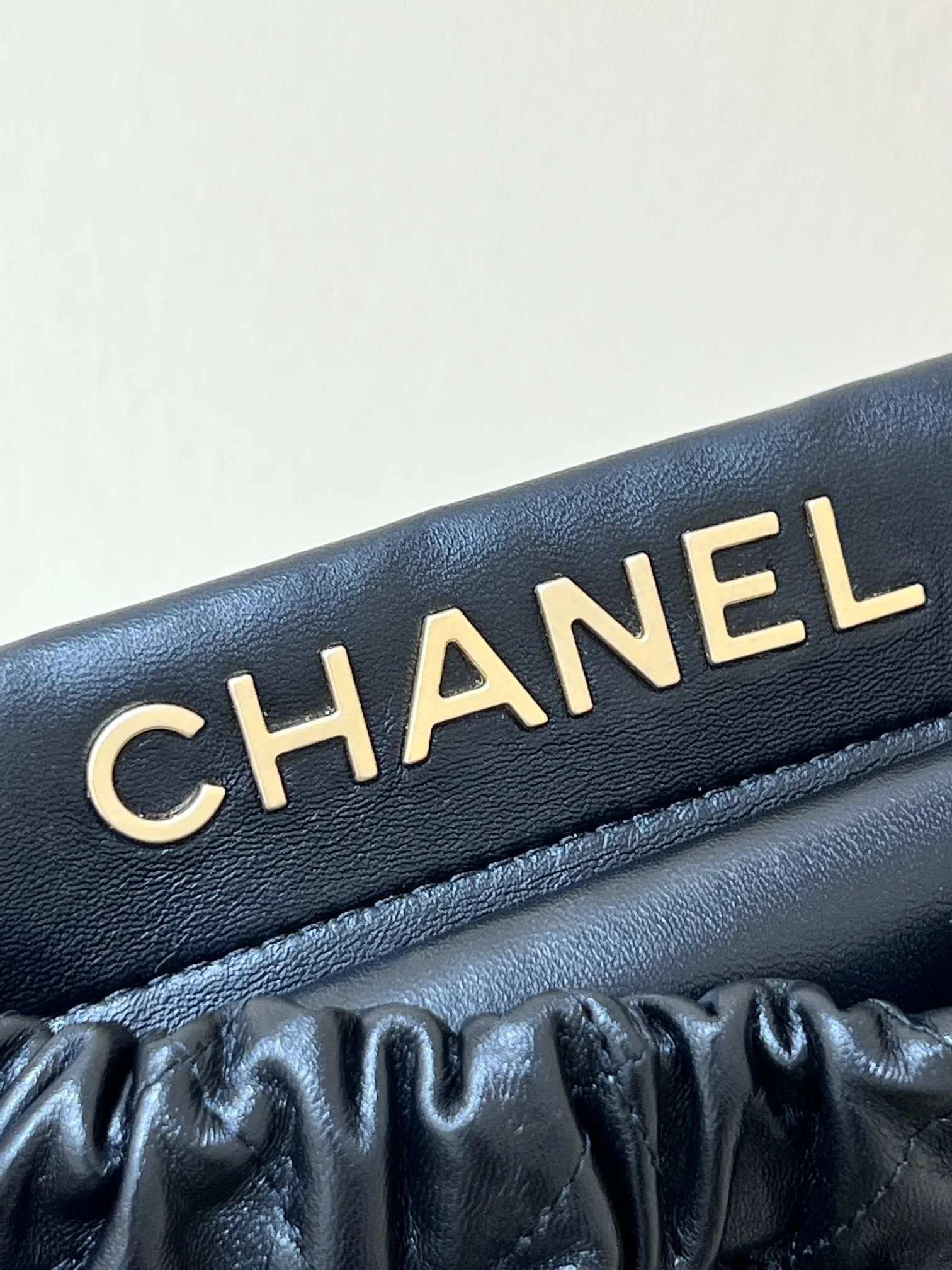 Chanel CC Small Bucket Bag / Black Gold Hardware - Image 9