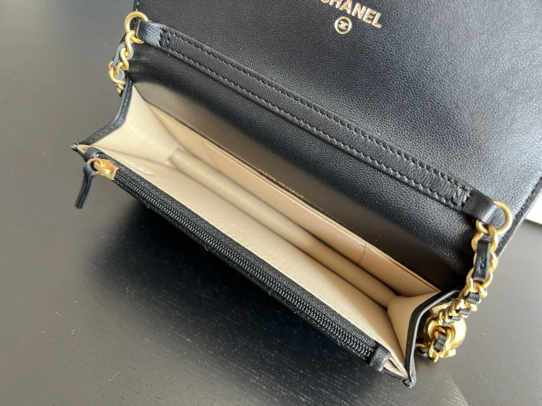 Chanel CC Wallet On Chain Bag Black / - Image 3