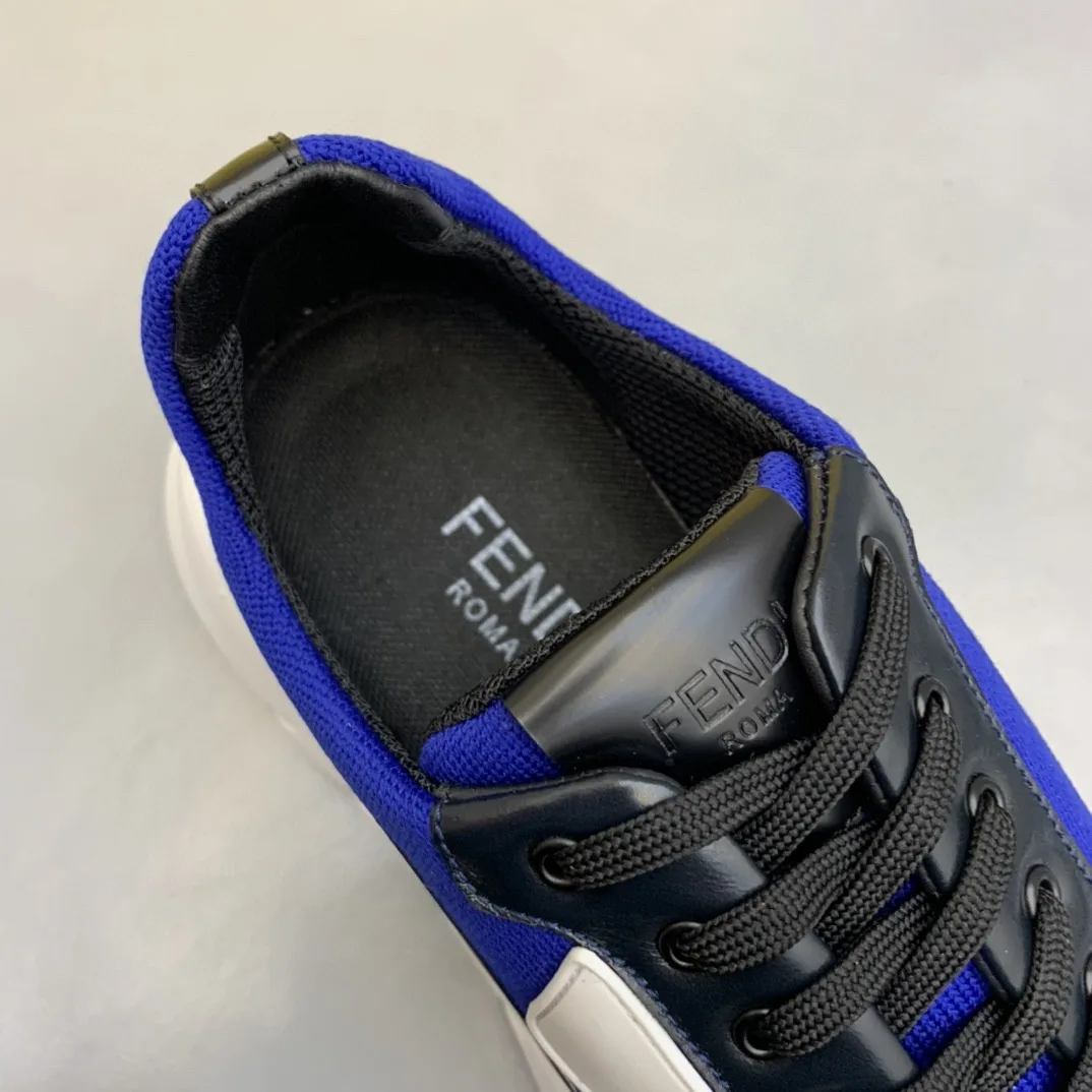 Fendi Force Low Tops Sneakers Blue/Grey - Image 3