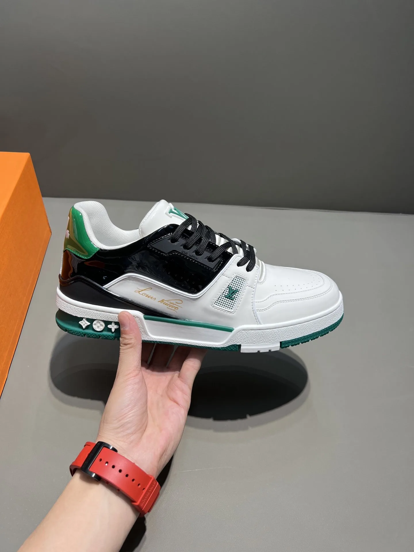 Louis Vuitton Trainer Sneaker White/Black Virgil Abloh - Image 3