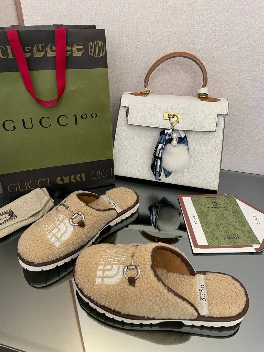 Gucci x The North Face Slippers Beige DEB70 - Image 5