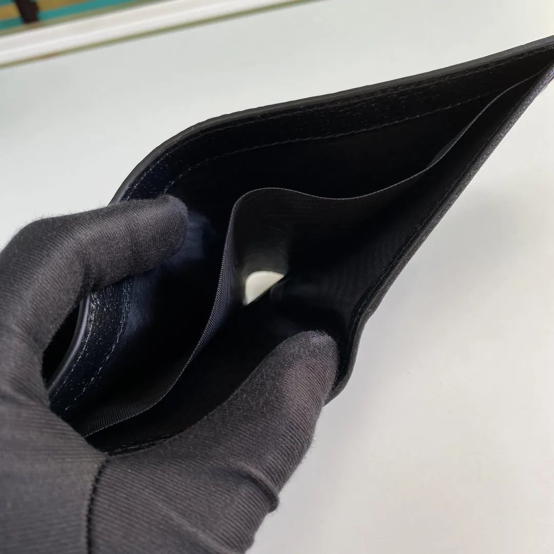 Alternative view of Gucci Bee Logo Black Bi-Fold Wallet