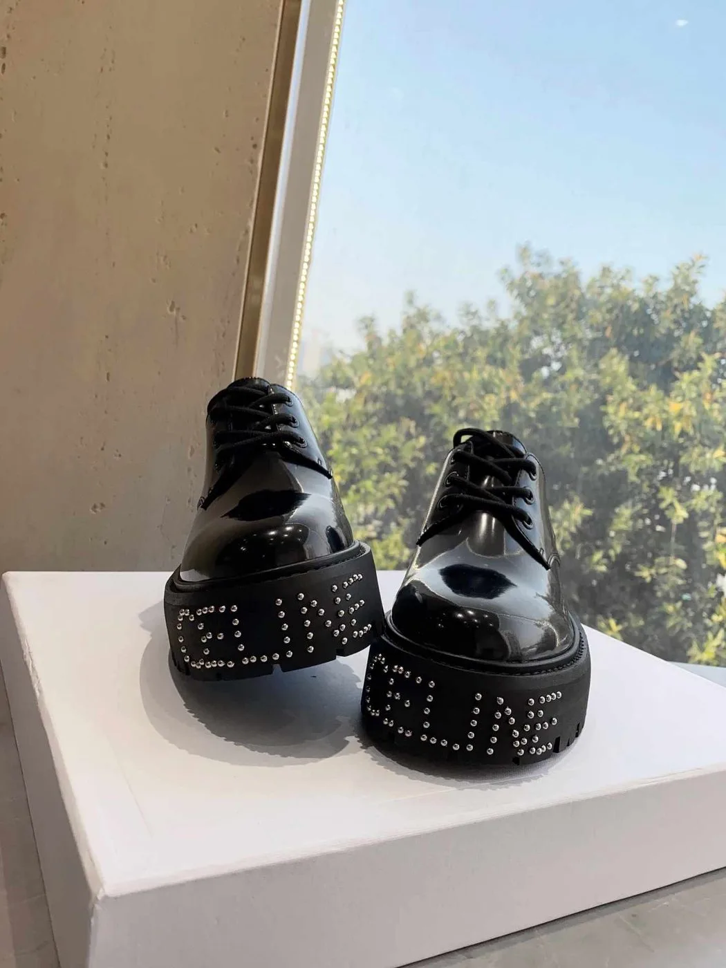 Alternative view of Celine Bulky Derby With Studded Outsole Black .38NO