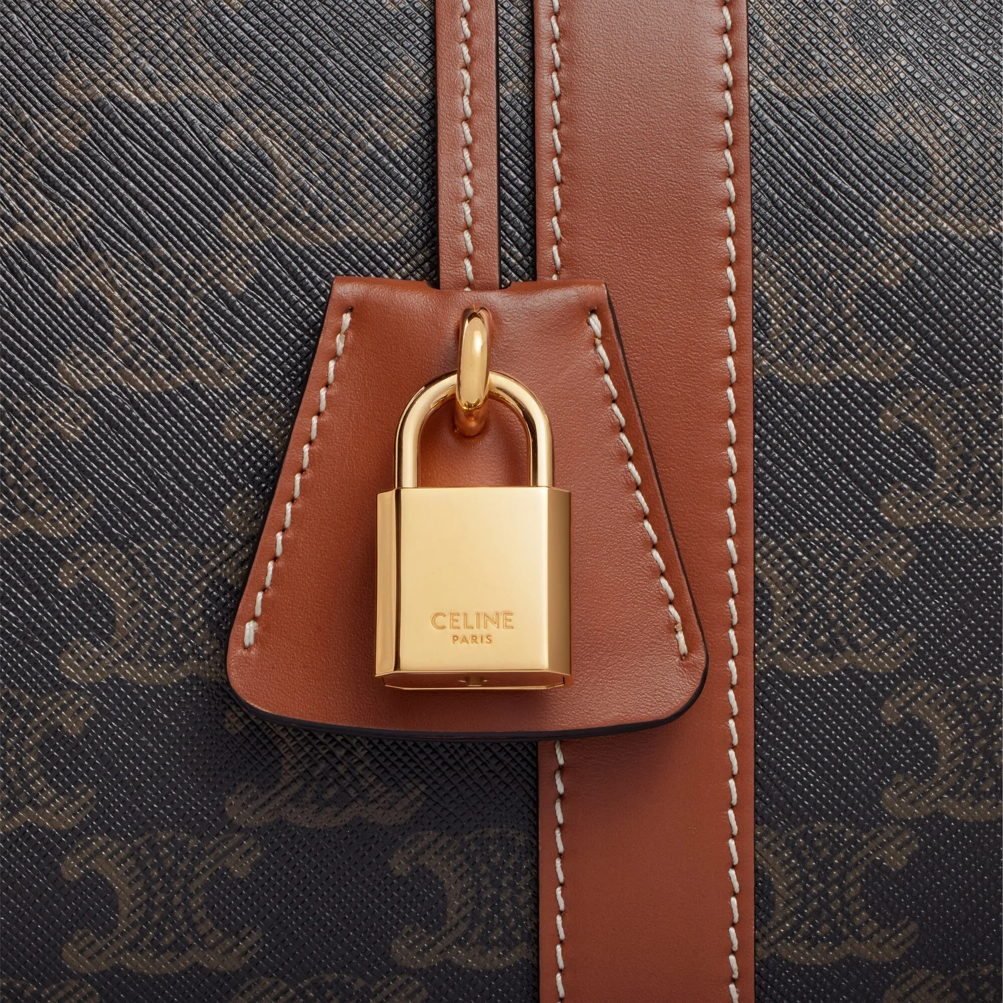 Celine Medium Travel Bag Tan / .04LU - Image 4