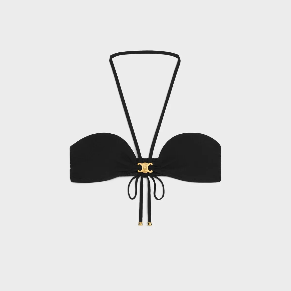 Alternative view of Celine Triomphe Balconette Bikini Black
