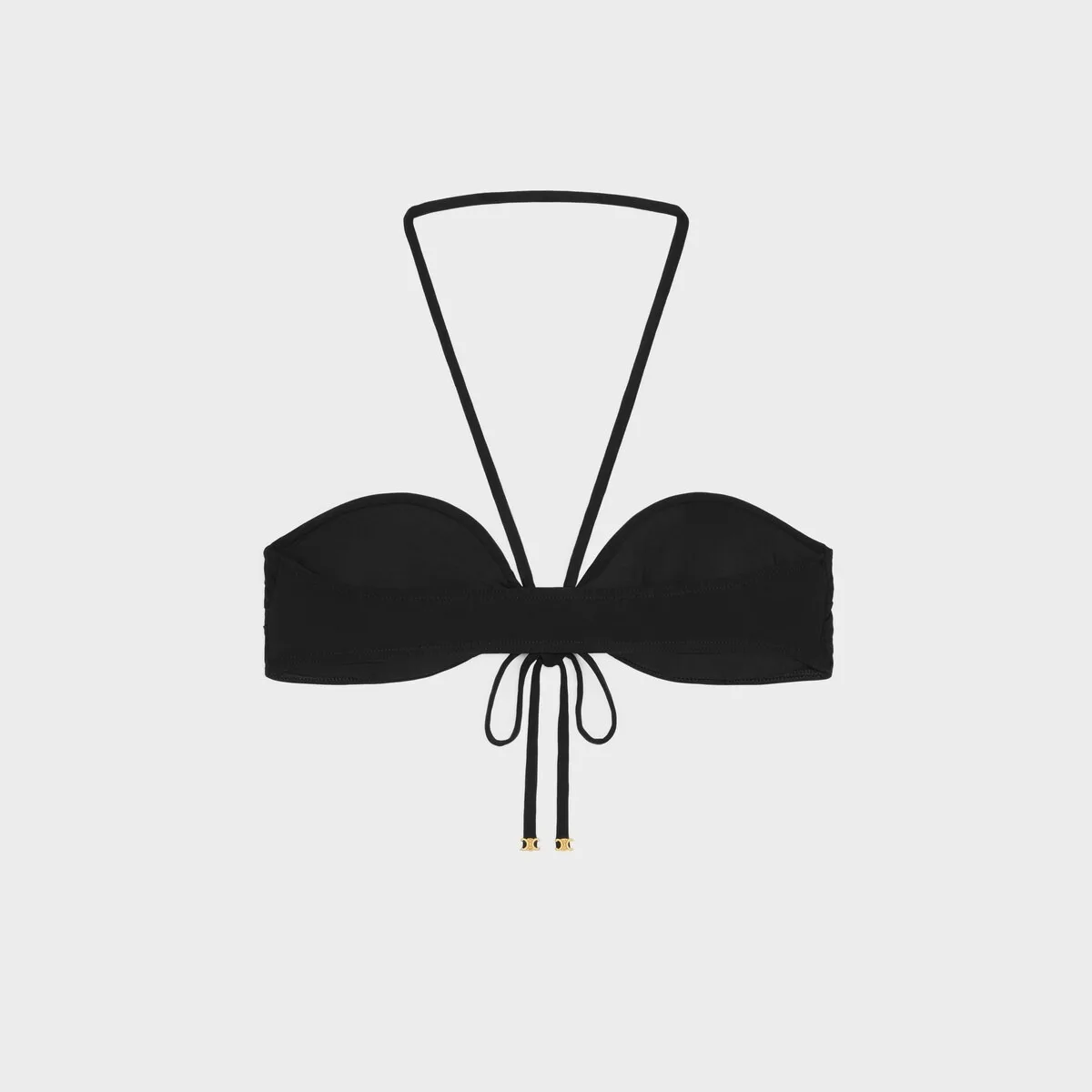 Celine Triomphe Balconette Bikini Black - Image 3