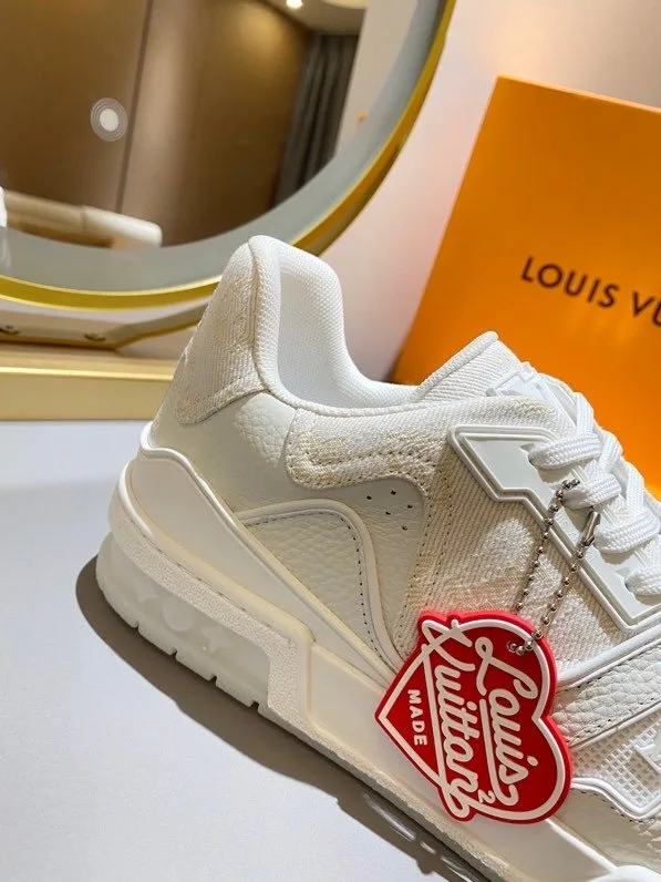 Louis Vuitton Trainer Sneaker White Virgil Abloh - Image 4