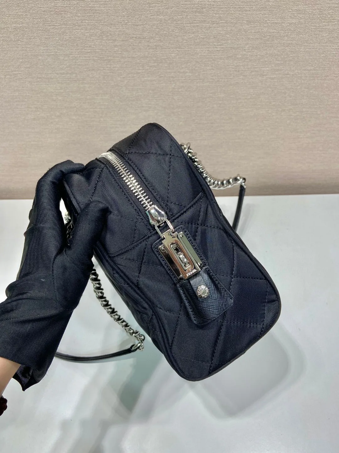 Chain 2way Bag Black / - Image 8