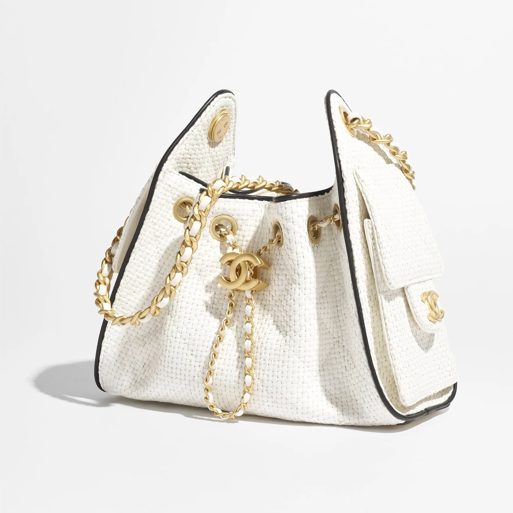 Alternative view of Chanel 25 Mini Handbag / White Gold Hardware