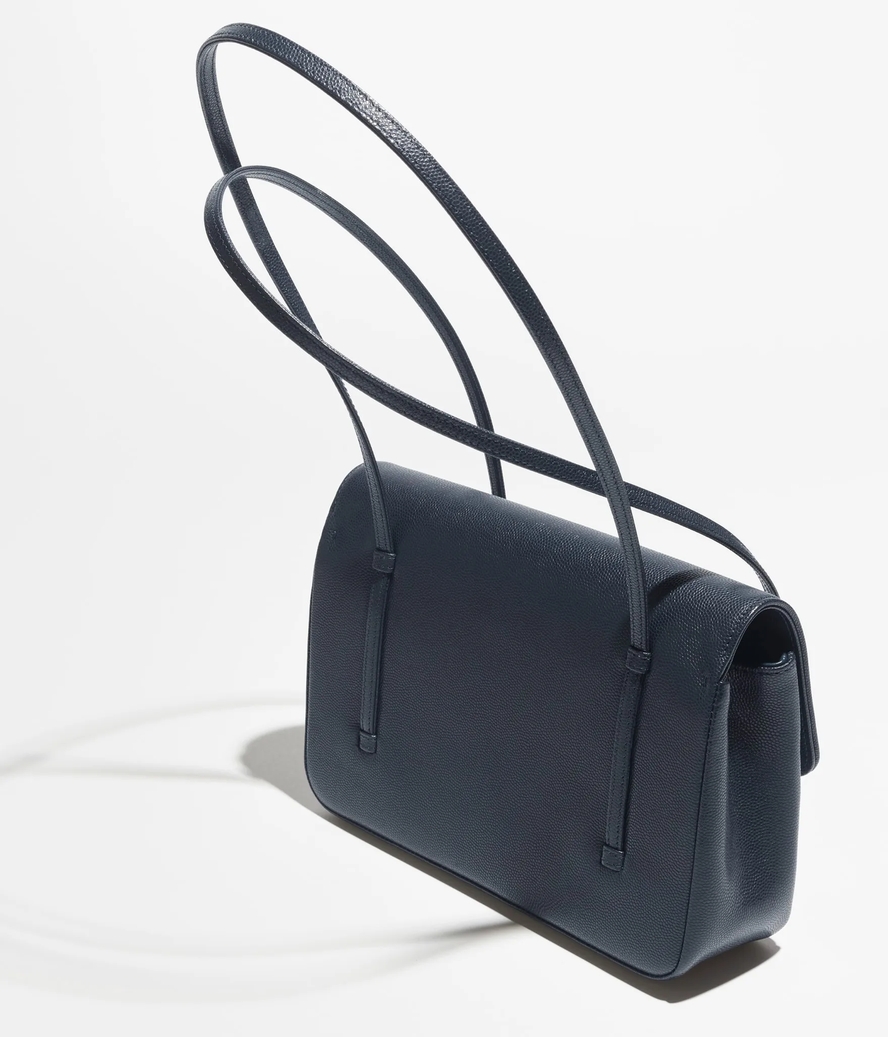 Chanel Flap Bag Small Shoulder / Dark Blue Gold Hardware - Image 4