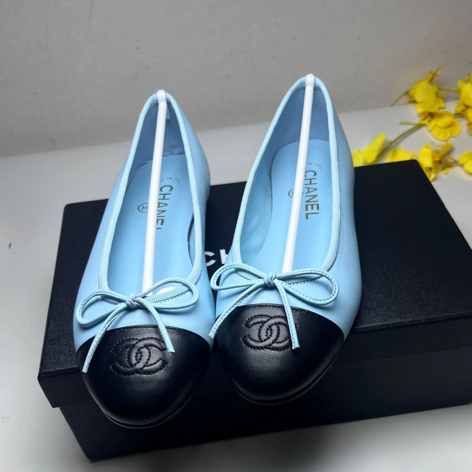 Alternative view of Chanel Ballet Flats Blue