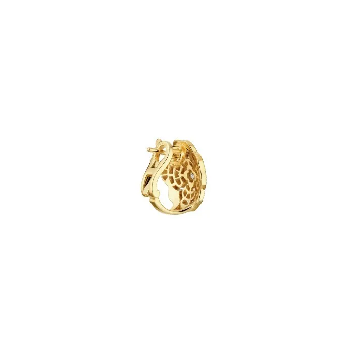 Chanel Bouton De Camélia Earrings Yellow Gold - Image 4