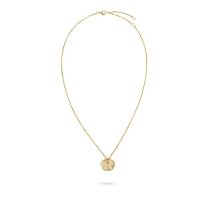 Chanel Bouton De Camélia Necklace Yellow Gold - Image 3