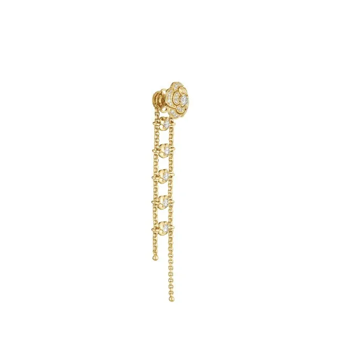Chanel Bouton De Camélia Transformable Earrings Yellow Gold - Image 4