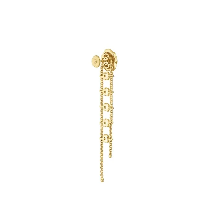Chanel Bouton De Camélia Transformable Earrings Yellow Gold - Image 5