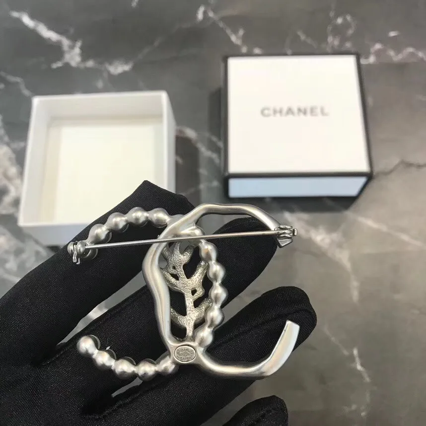 Chanel Brooch Jewelry Sliver Hardware - Image 5
