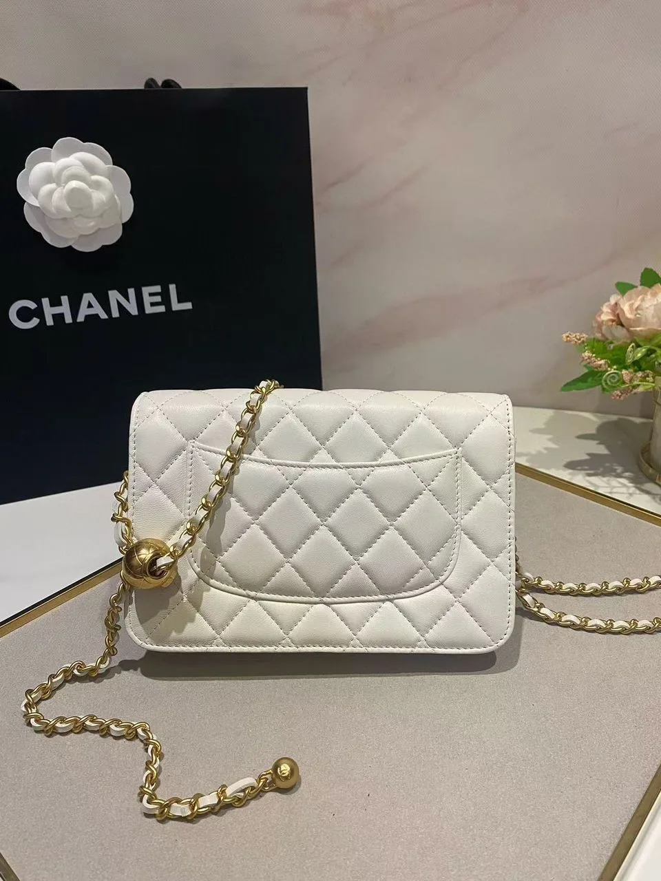 Chanel Woc Wallet On Chain Pink / - Image 7