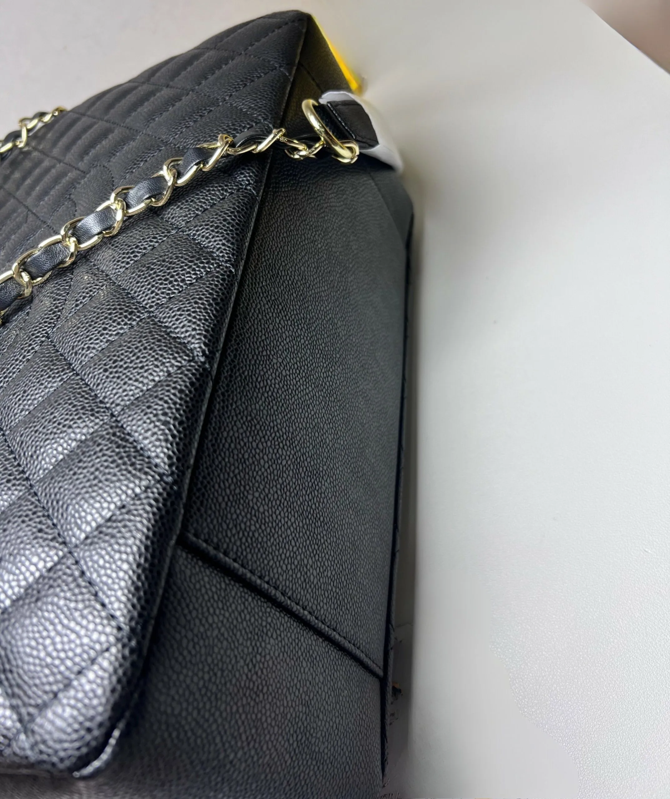 Chanel Classic Large Tote Bag / Black Gold Hardware - Image 5