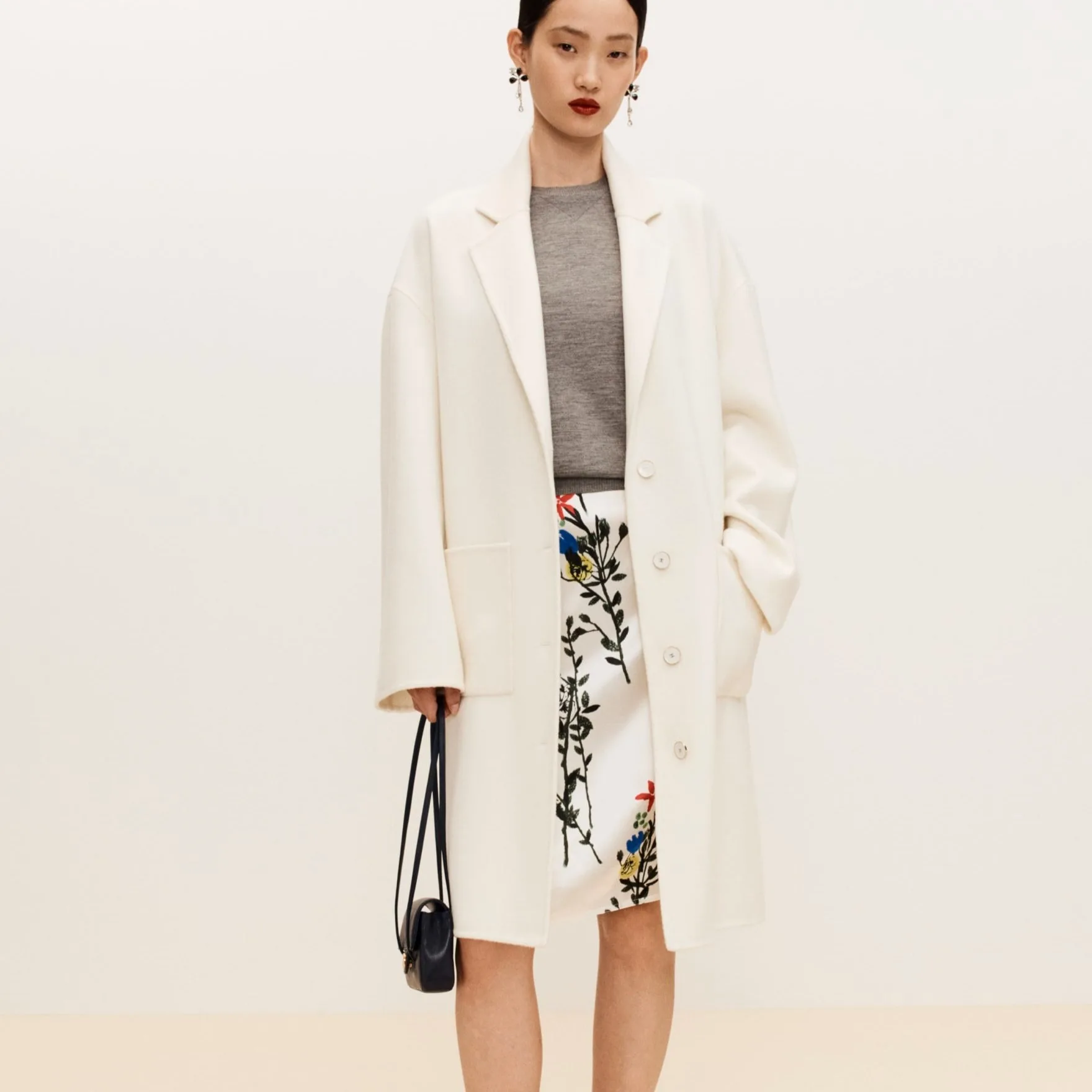 Alternative view of Chanel Clutch With Leather Strap Shoulder Bag / Dark Blue Gold Hardware