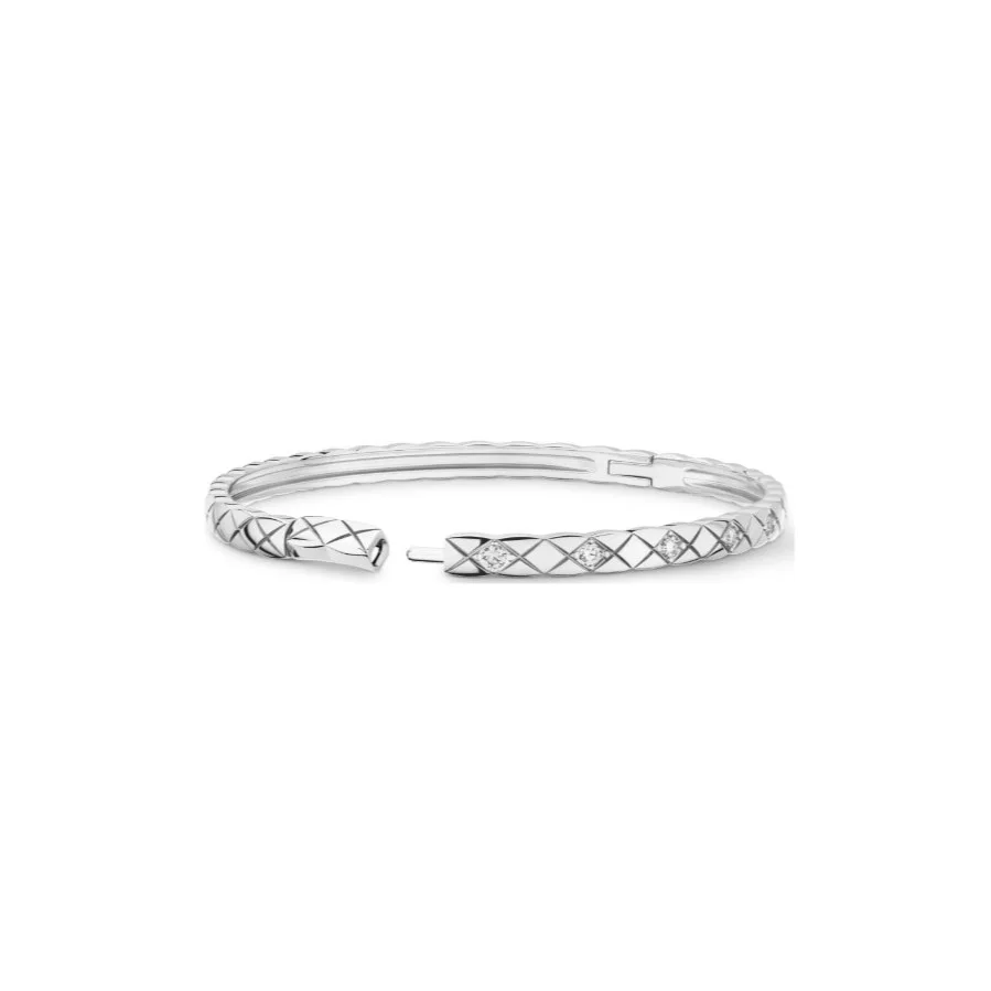 Chanel Coco Crush Bracelet White Gold - Image 4