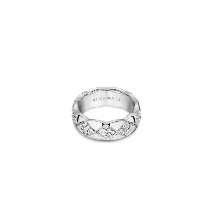 Chanel Coco Crush Ring White Gold Small Version - Image 3