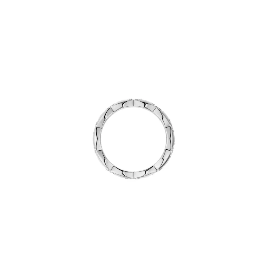 Chanel Coco Crush Ring White Gold Small Version - Image 4