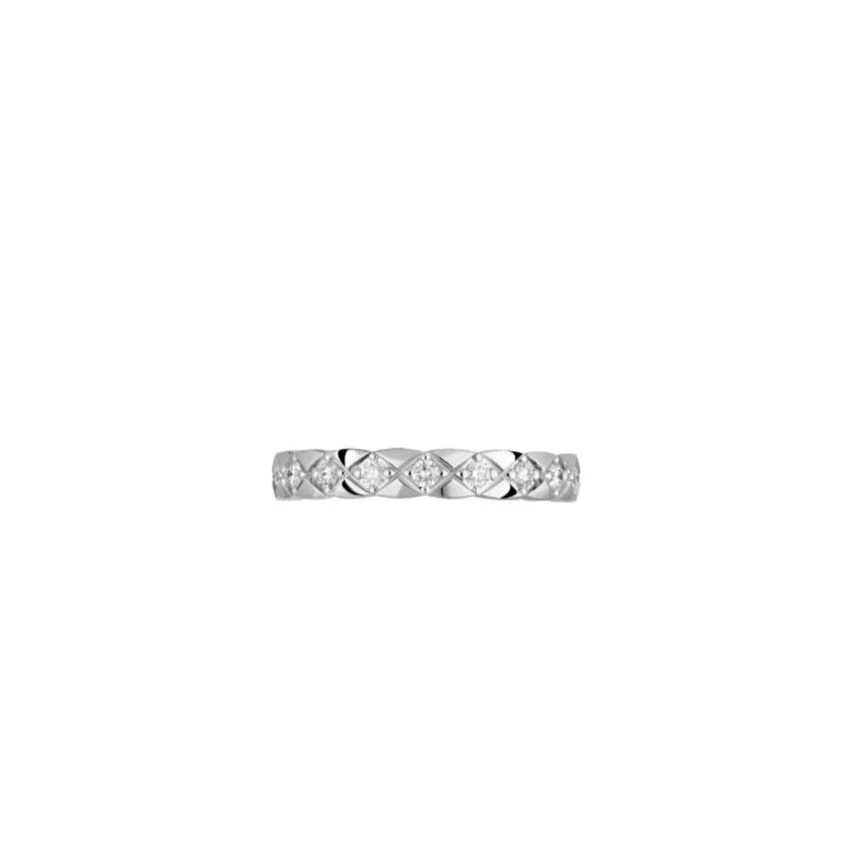 Chanel Coco Crush Ring White Gold Mini Version - Image 4