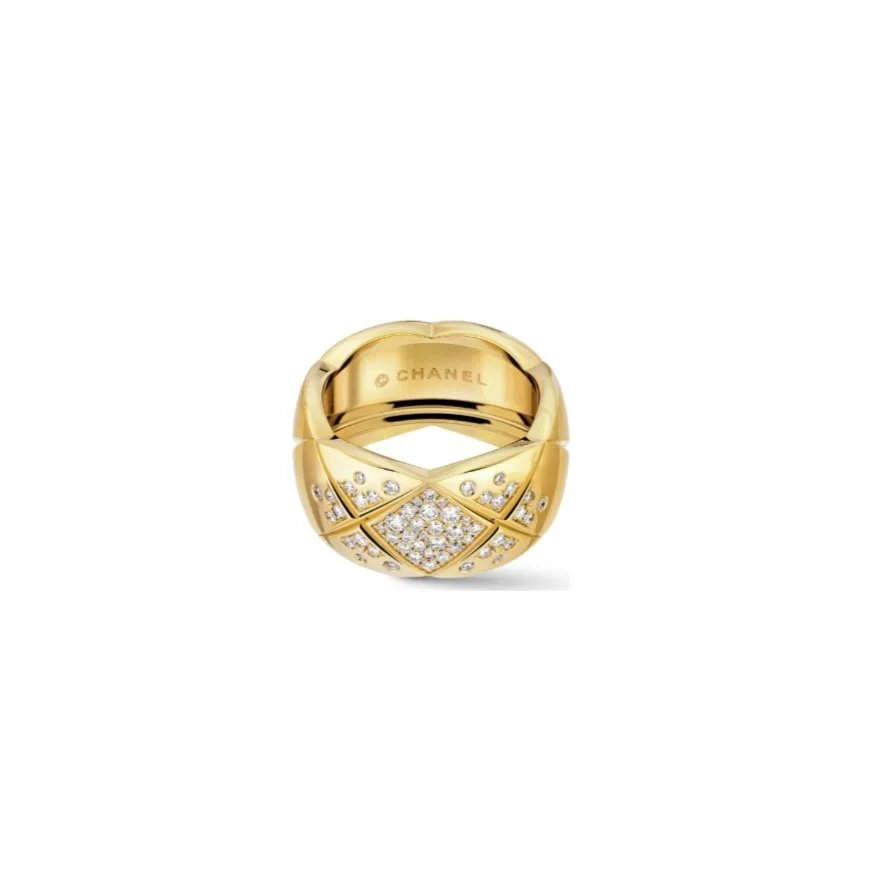 Chanel Coco Crush Ring Yellow Gold Large Version - Image 3