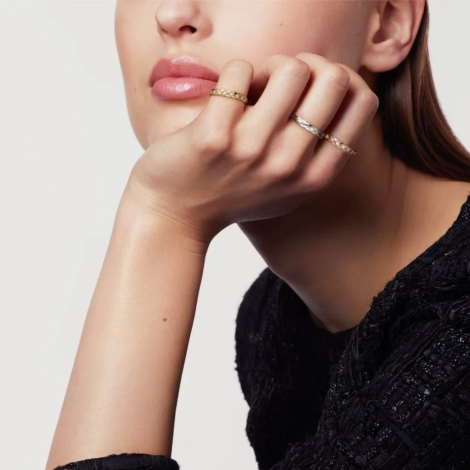 Alternative view of Chanel Coco Crush Ring Yellow Gold Mini Version