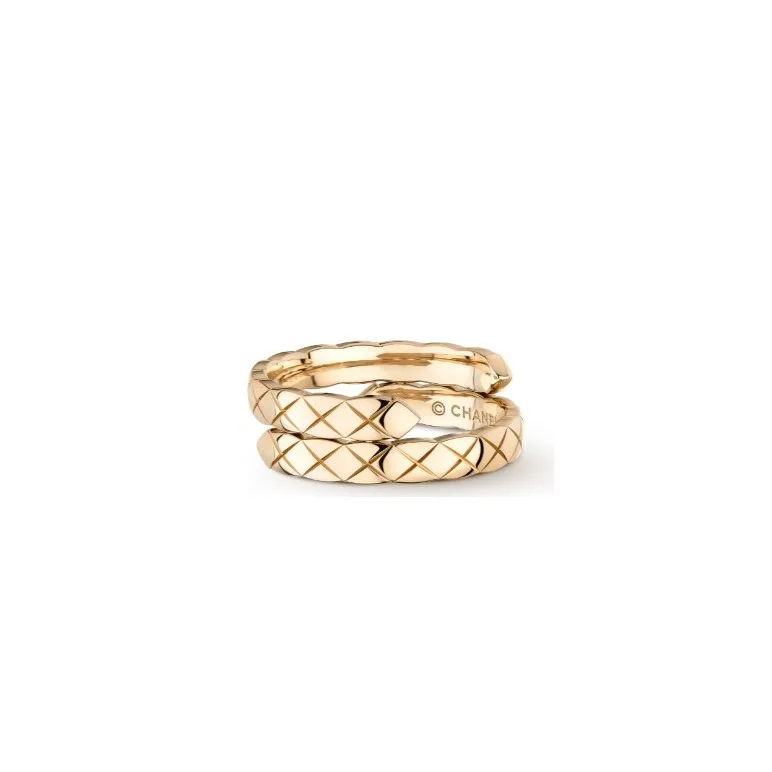 Alternative view of Chanel Coco Crush Toi Et Moi Ring Beige Gold
