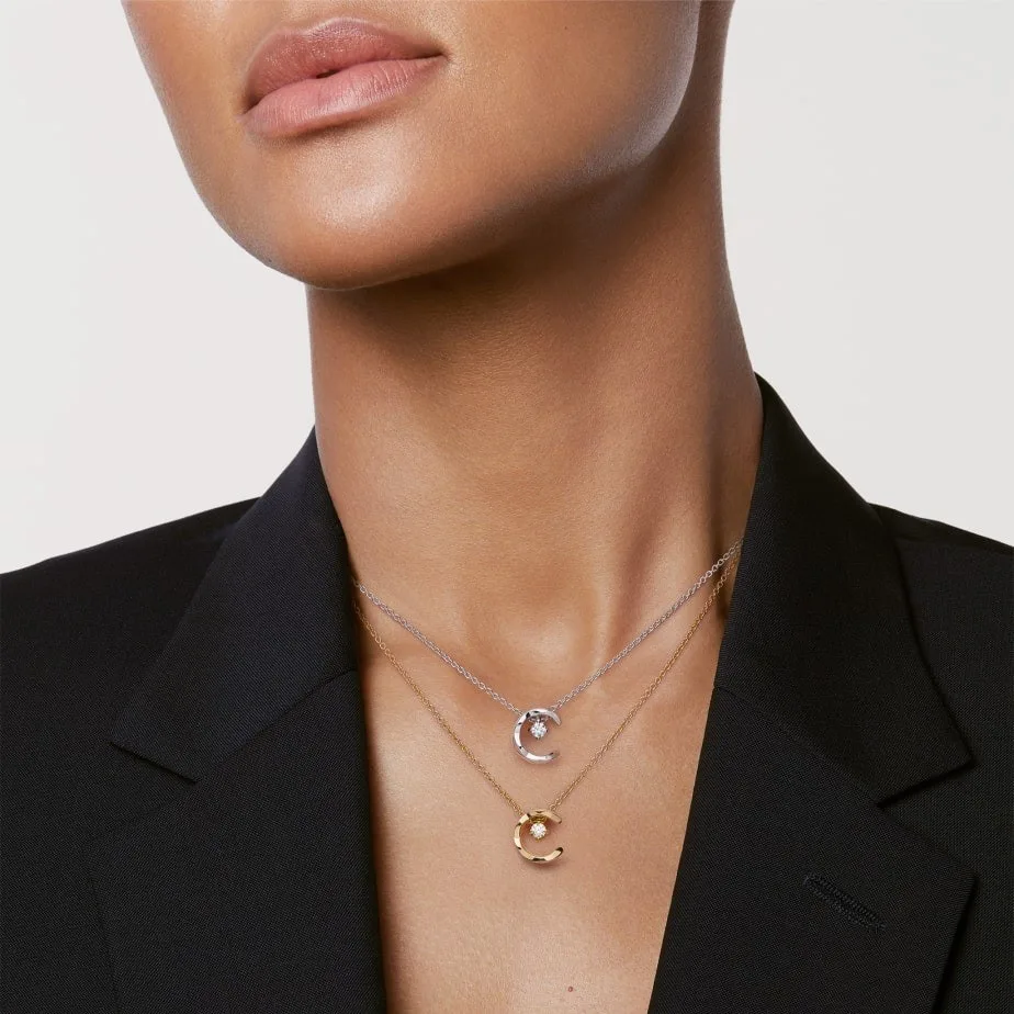 Chanel Coco Necklace White Gold - Image 5