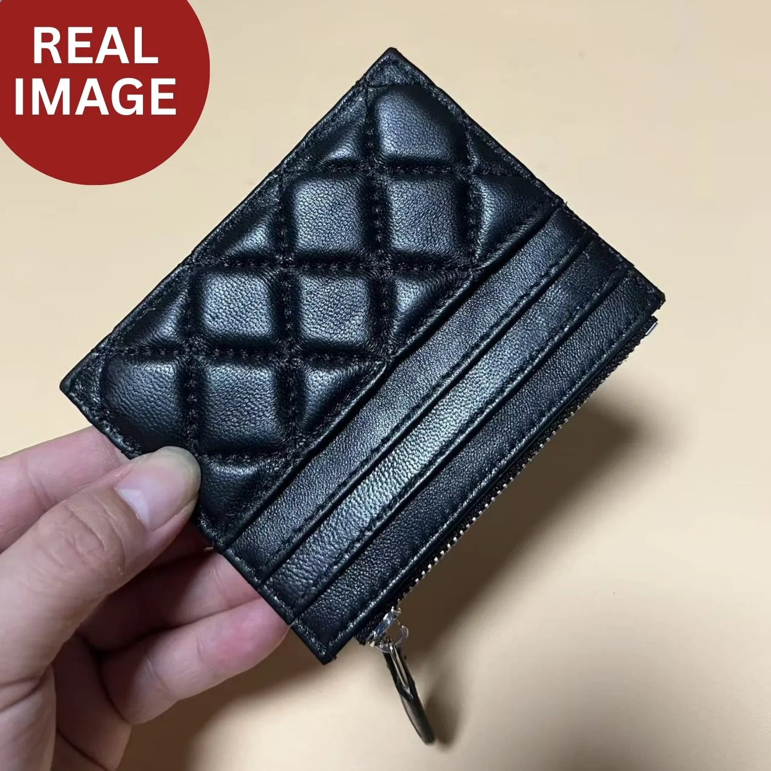Chanel CO-CO Pouch Black Silver Hardware / - Image 5