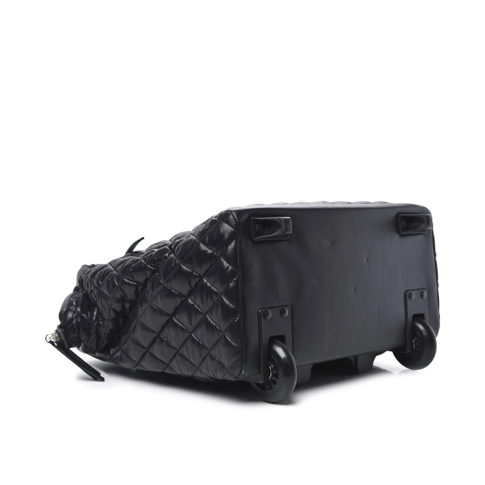 Chanel Cocoon Diamond Quilted Trolley Black / - Image 4