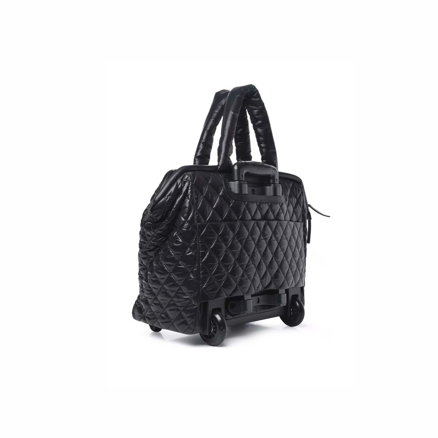 Chanel Cocoon Diamond Quilted Trolley Black / - Image 5