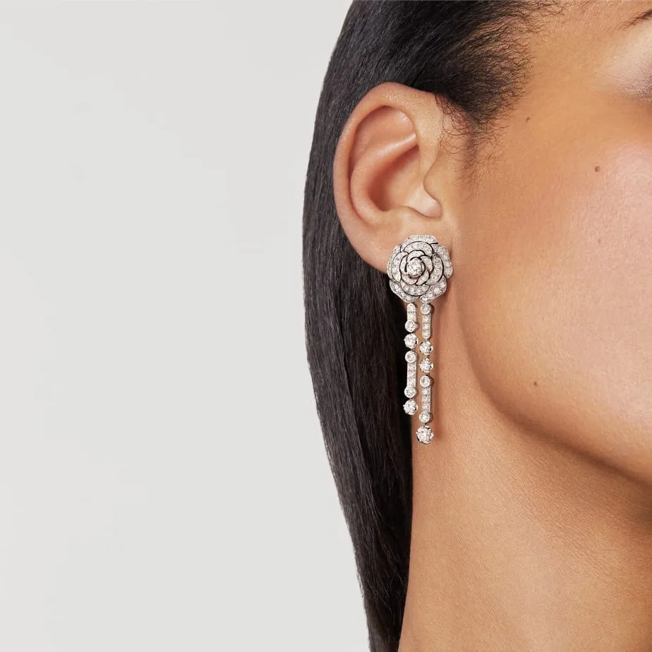Alternative view of Chanel Diamant Evanescent Earrings White Gold
