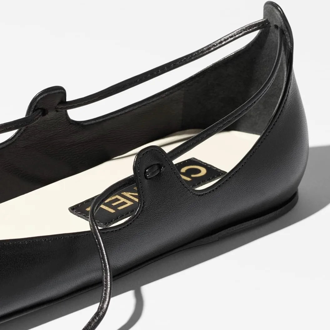 Chanel Emblematic Codes Mary Janes Black - Image 4