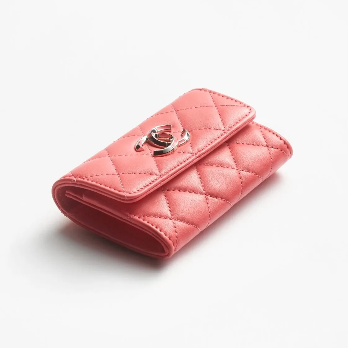 Alternative view of Chanel Flap Card Holder Pink /