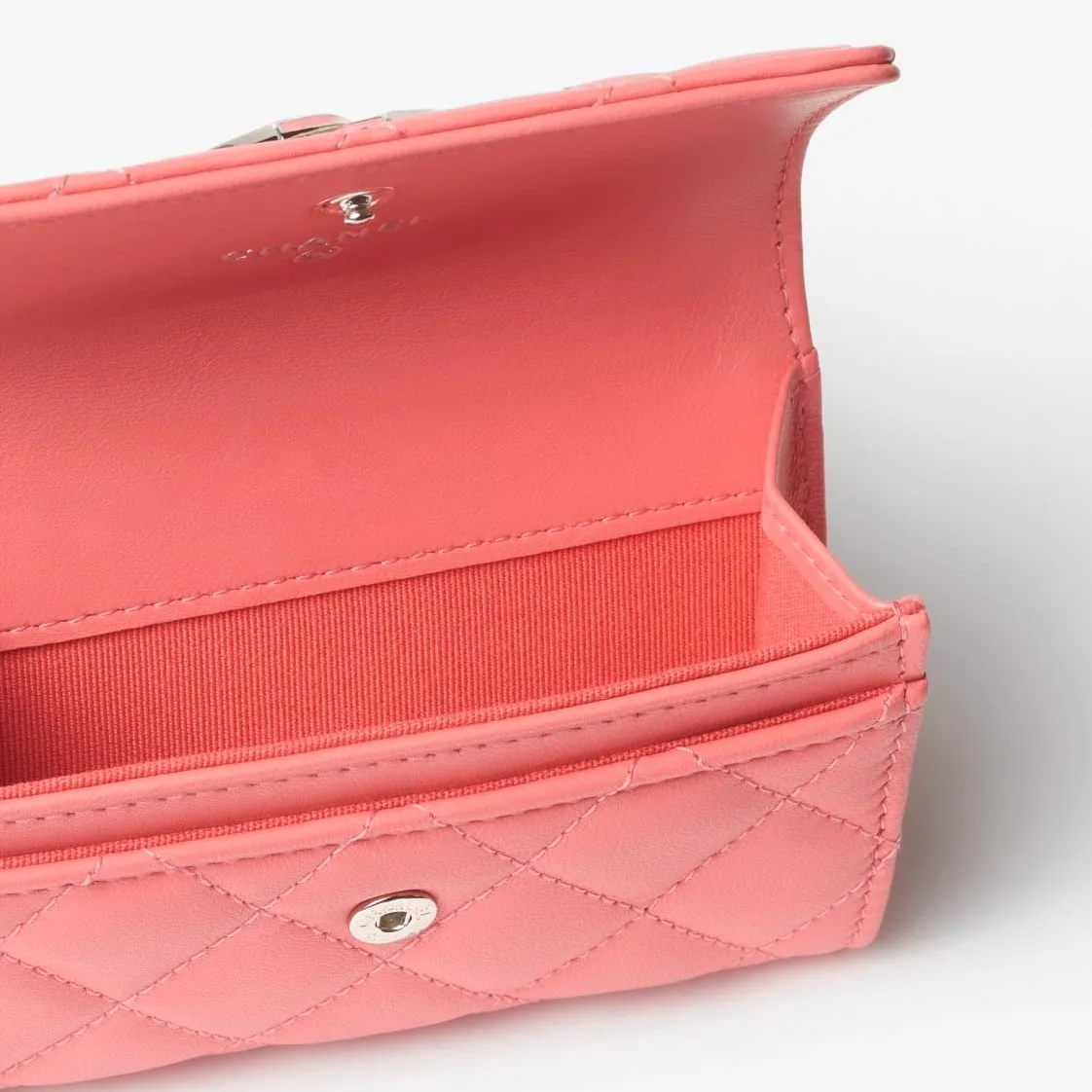 Chanel Flap Card Holder Pink / - Image 3