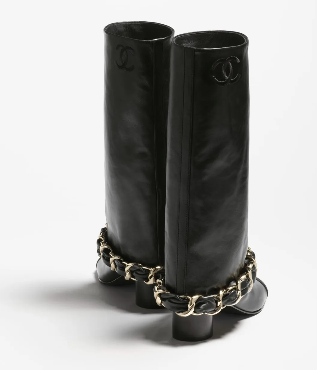 Chanel High Boots Black - - Image 3