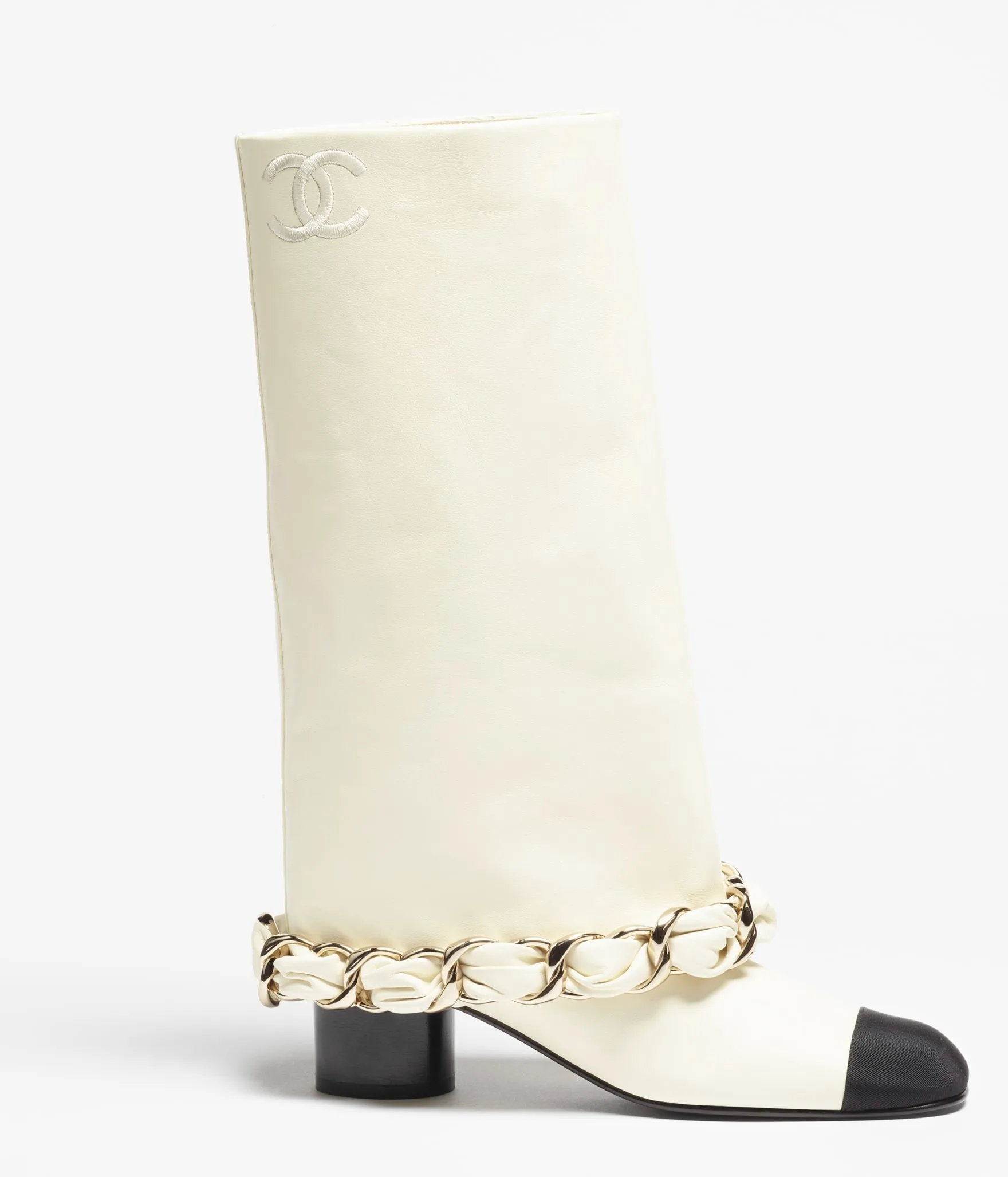 Alternative view of Chanel High Boots White --U3187