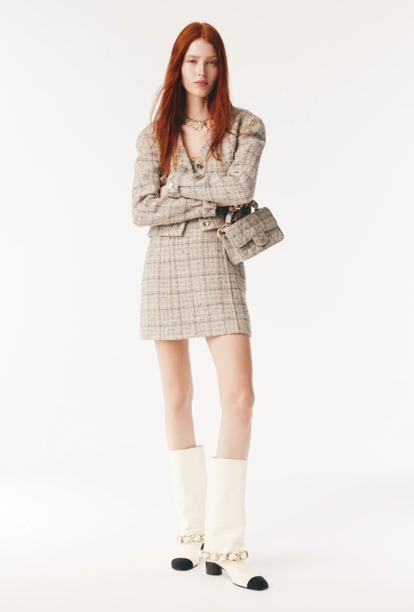 Chanel High Boots White --U3187 - Image 5