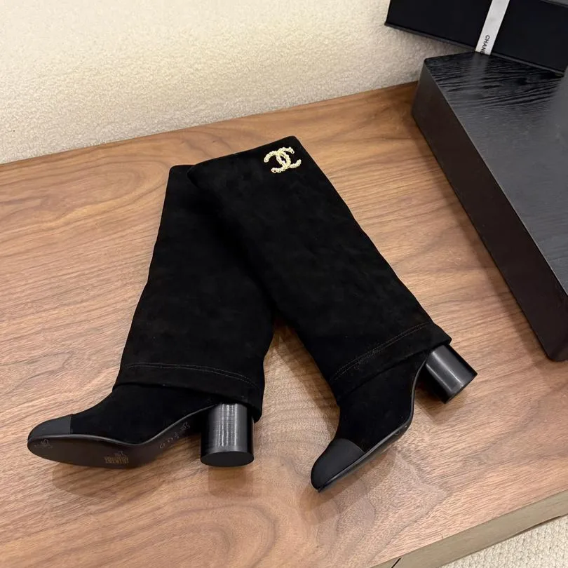 Chanel High Boots Black - Image 5