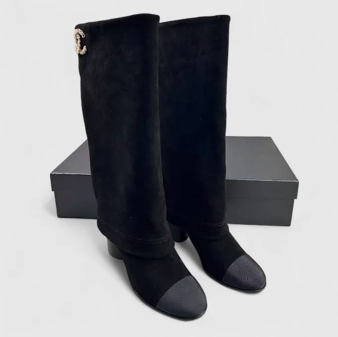 Chanel High Boots Black - Image 2