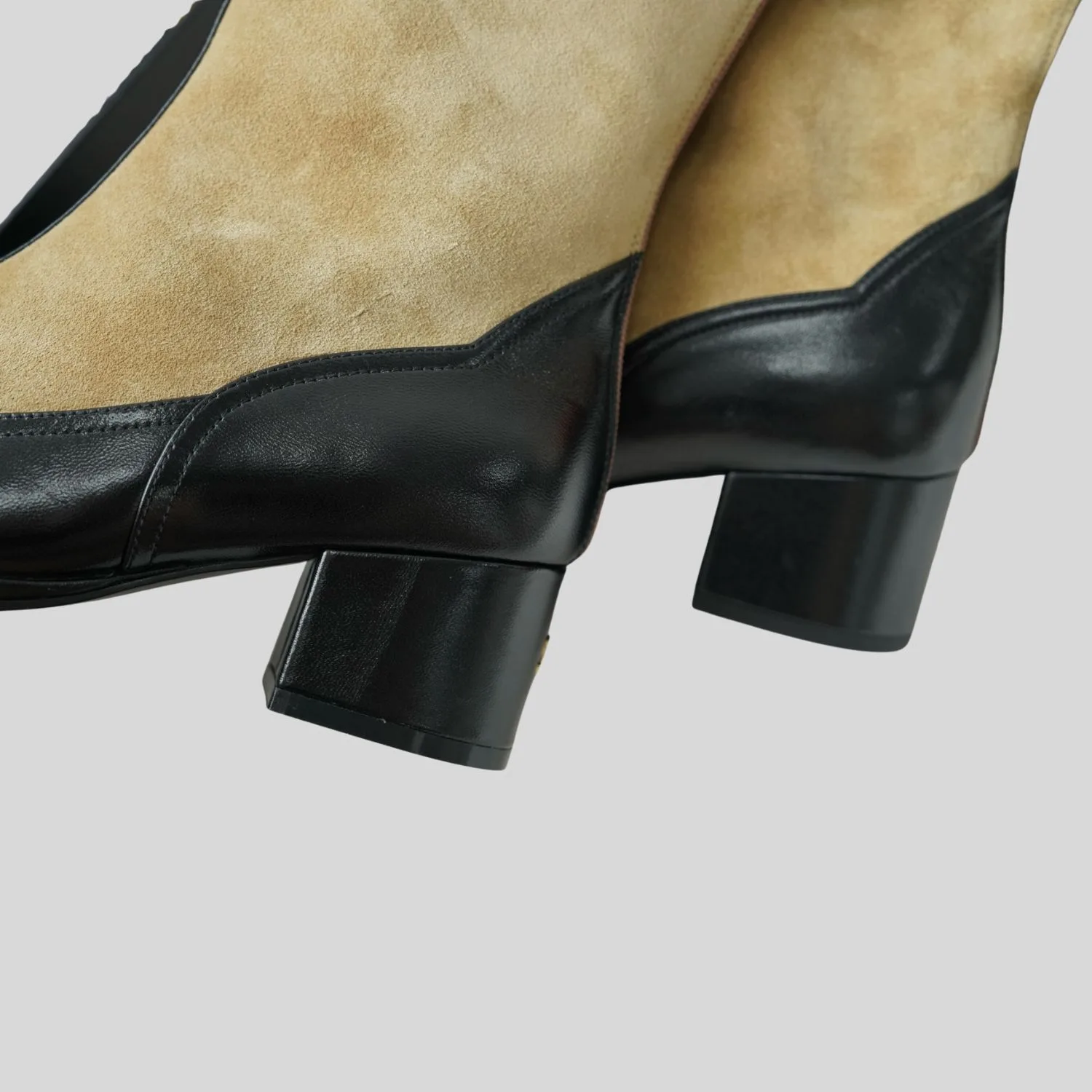Chanel High End Handicraft Knee Boots Camel - Image 5