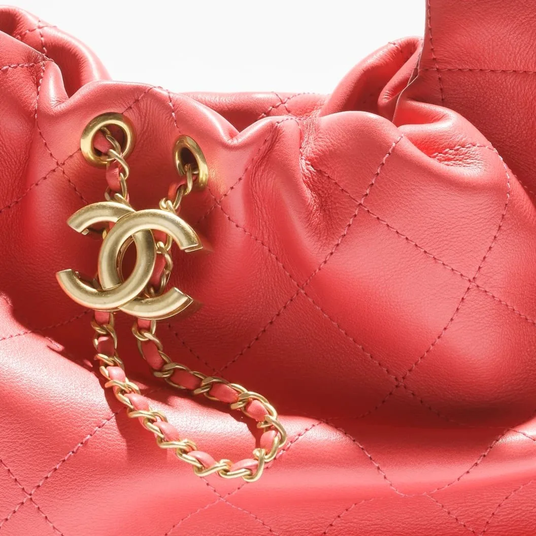 Chanel Hobo Handbag Coral / - Image 5